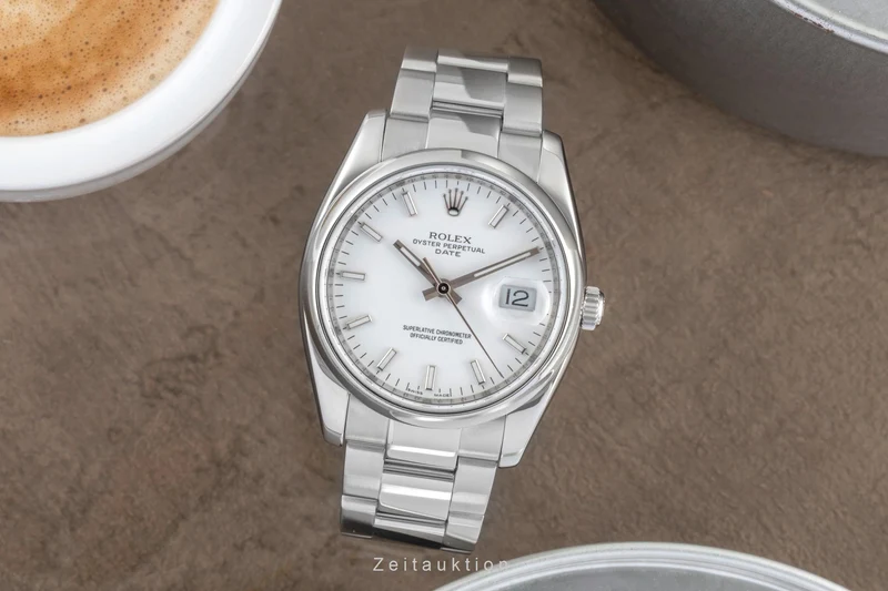 Rolex Date steel automatic men's watch 115200 [2504831]