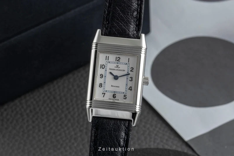 Jaeger LeCoultre Reverso steel quartz women's watch Q2618420 , 260.840.082B [2505713]