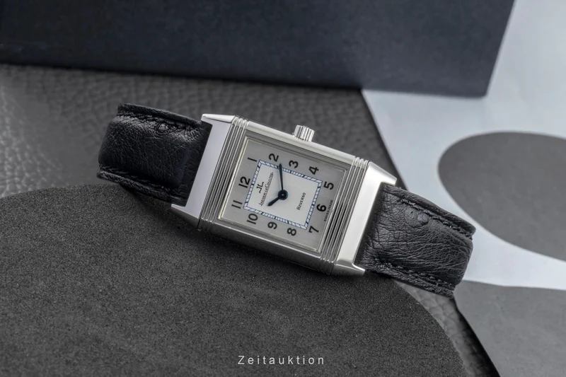 Jaeger LeCoultre Reverso steel quartz women's watch Q2618420 , 260.840.082B [2505713]
