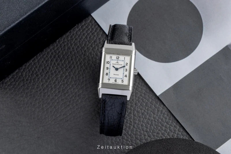 Jaeger LeCoultre Reverso steel quartz women's watch Q2618420 , 260.840.082B [2505713]