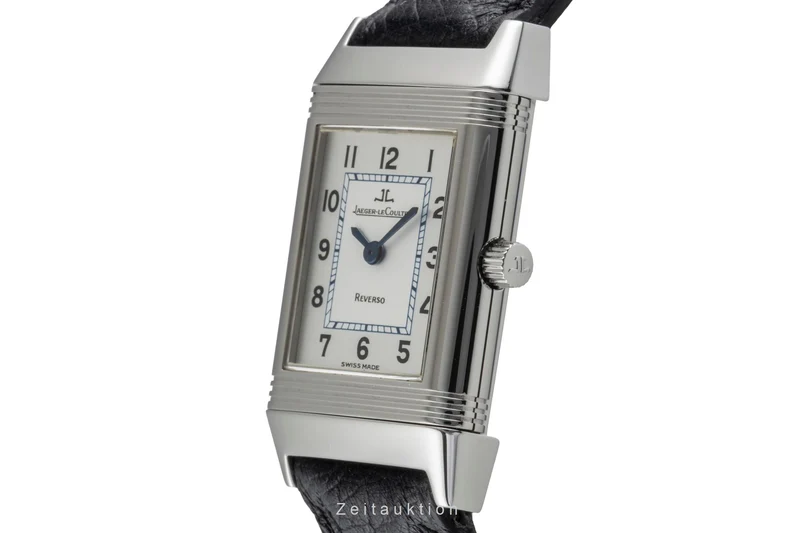 Jaeger LeCoultre Reverso steel quartz women's watch Q2618420 , 260.840.082B [2505713]