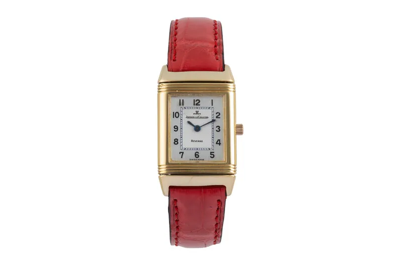 Jaeger LeCoultre Reverso 18 ct gold quartz women's watch 260.1.08 Q2611120 [2505242]