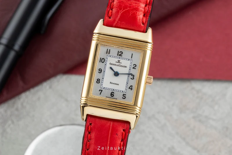 Jaeger LeCoultre Reverso 18 ct gold quartz women's watch 260.1.08 Q2611120 [2505242]