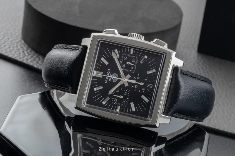Tag Heuer Monaco chronograph steel automatic men's watch CW2111-0 [2505838]