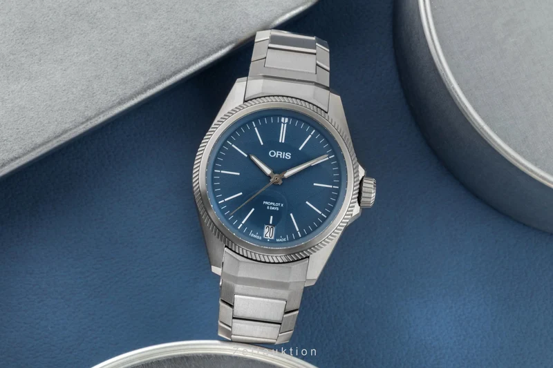 Oris titanium automatic men's watch 01 400 7778 7155 [2505975]