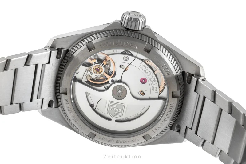 Oris titanium automatic men's watch 01 400 7778 7155 [2505975]