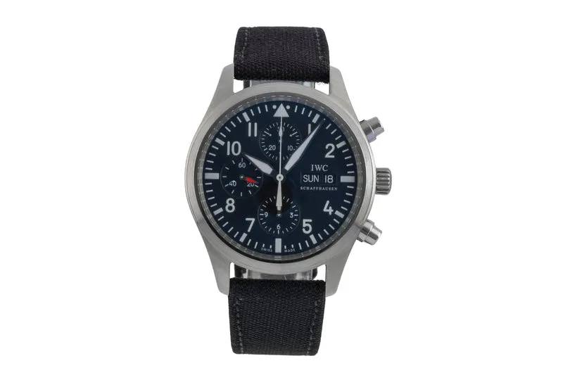 IWC Fliegerchronograph chronograph steel automatic men's watch IW371701 [2505485]