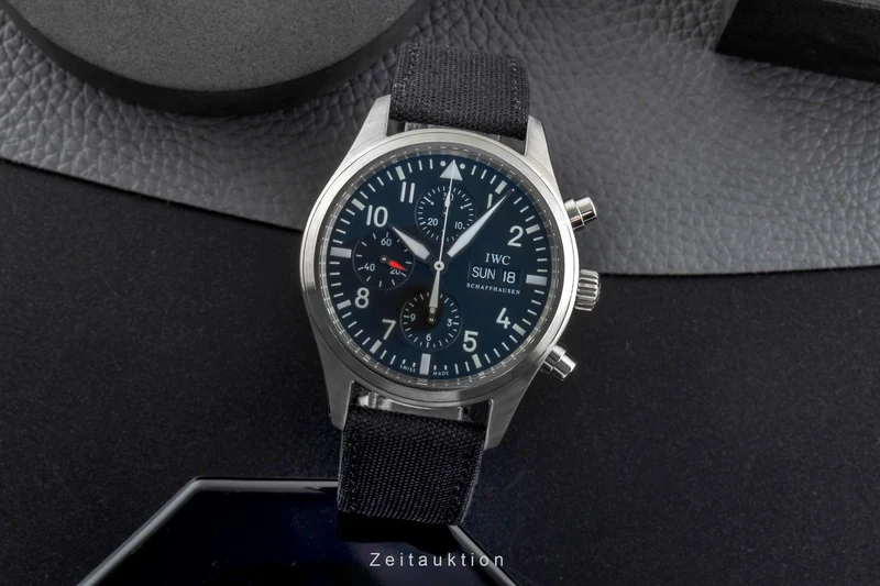 IWC Fliegerchronograph chronograph steel automatic men's watch IW371701 [2505485]
