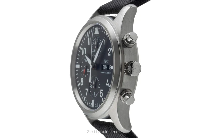 IWC Fliegerchronograph chronograph steel automatic men's watch IW371701 [2505485]