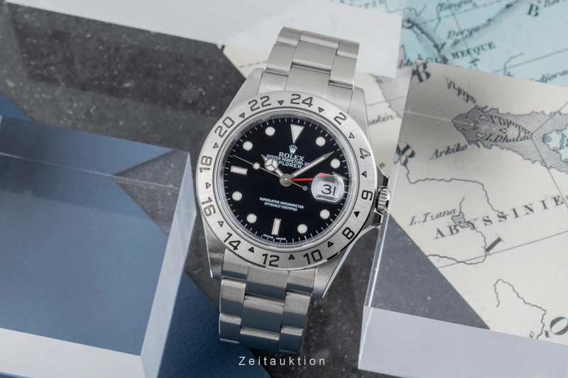 Rolex Explorer II steel automatic men's watch 16570T [2505449]