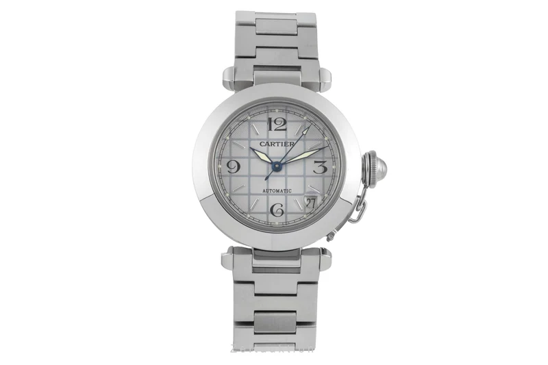 Cartier Pasha steel automatic men's watch W31023M7 [2505946]