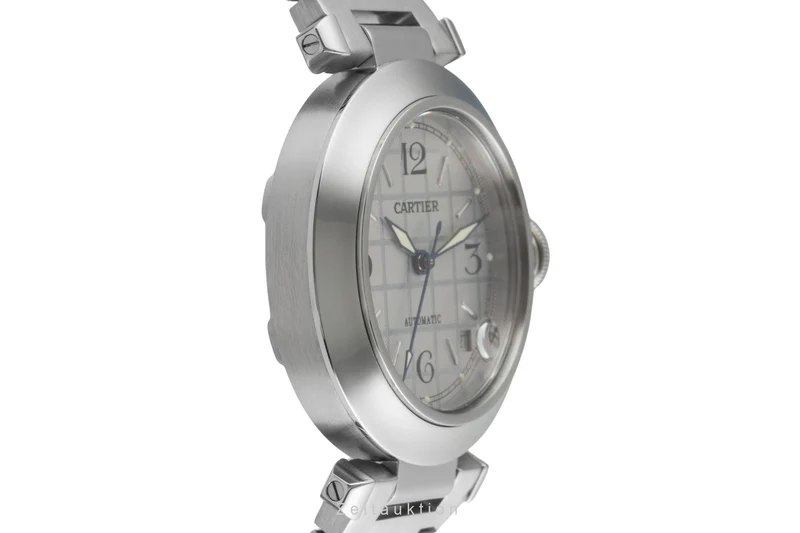 Cartier Pasha steel automatic men's watch W31023M7 [2505946]