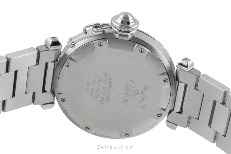 Cartier Pasha steel automatic men's watch W31023M7 [2505946]