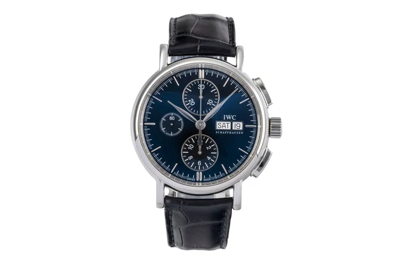 IWC Portofino chronograph steel automatic men's watch IW378303 [2505967]