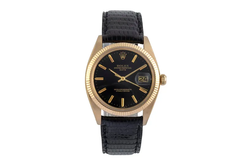 Rolex Date 18 ct gold automatic men's watch 1503 Vintage [2504096]