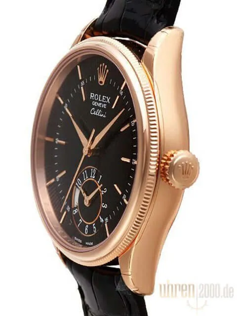 Rolex Cellini Dual Time 50525 Schwarz
