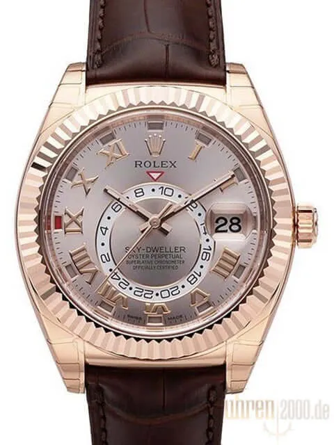 Rolex Sky-Dweller 326135 Everose-Gold Zifferblatt Pink
