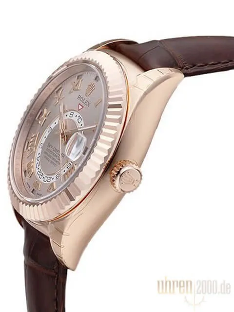 Rolex Sky-Dweller 326135 Everose-Gold Zifferblatt Pink