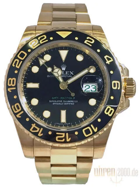 Rolex GMT-Master II Gelbgold 116718LN aus 2010