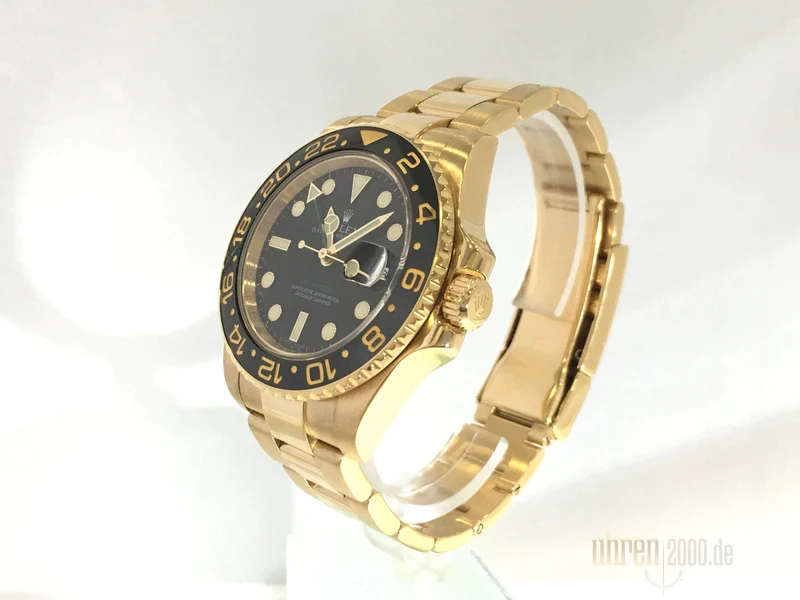 Rolex GMT-Master II Gelbgold 116718LN aus 2010