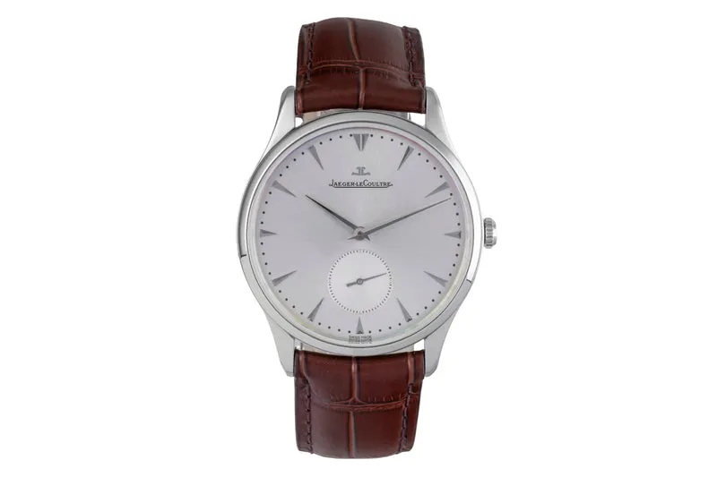 Jaeger LeCoultre Master Ultra Thin steel automatic men's watch Q1358420 , 174.8.90.S LP: 10300EUR [2505895]