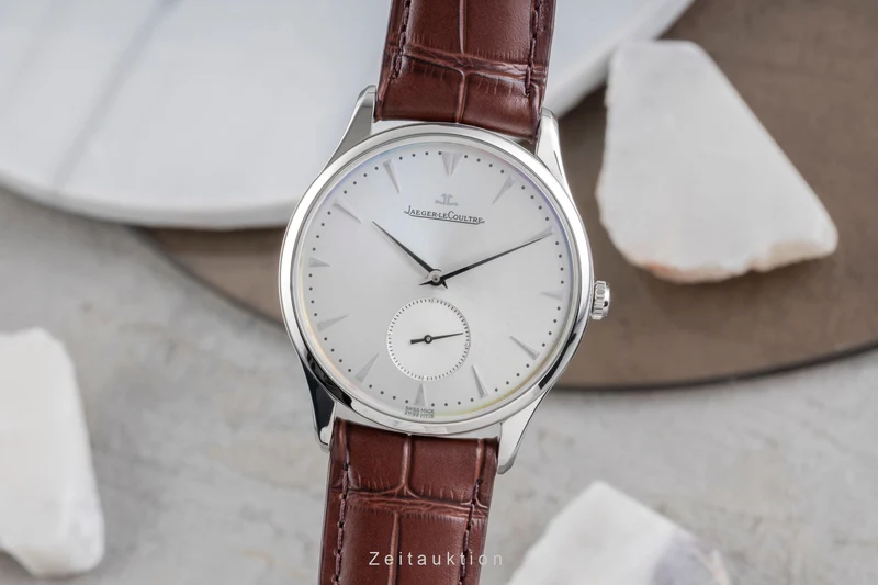 Jaeger LeCoultre Master Ultra Thin steel automatic men's watch Q1358420 , 174.8.90.S LP: 10300EUR [2505895]