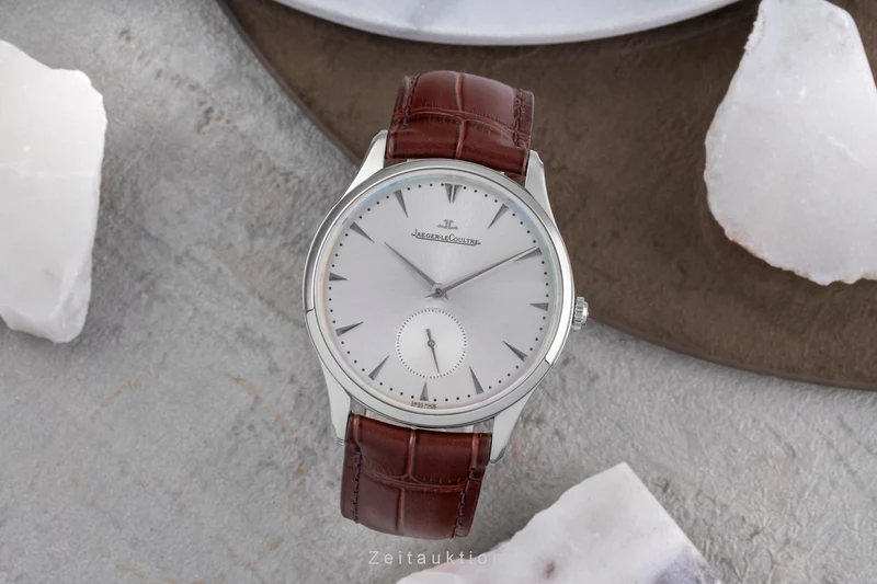Jaeger LeCoultre Master Ultra Thin steel automatic men's watch Q1358420 , 174.8.90.S LP: 10300EUR [2505895]