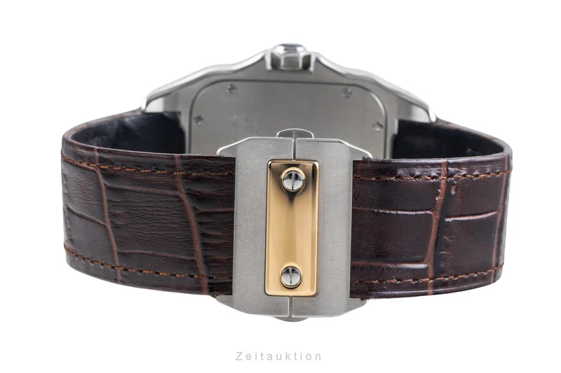 Cartier Santos 100 steel / gold automatic men's watch W20077X7 [2505262]