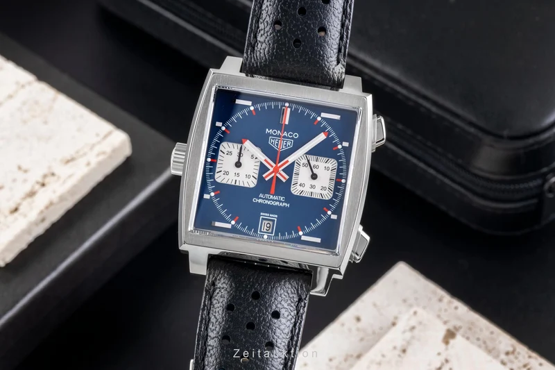 Tag Heuer Monaco chronograph steel automatic men's watch CAW2111.FC6356 [2505859]