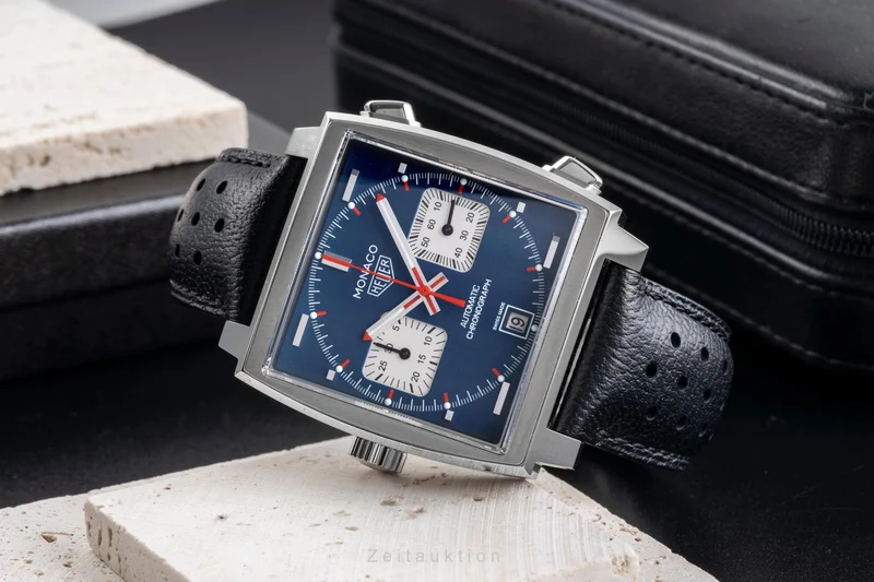 Tag Heuer Monaco chronograph steel automatic men's watch CAW2111.FC6356 [2505859]