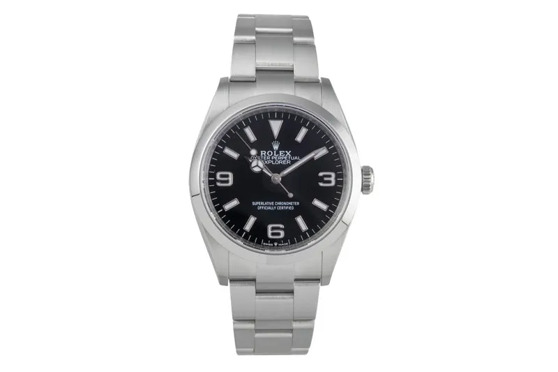 Rolex Explorer steel automatic men's watch 124270 [2505736]