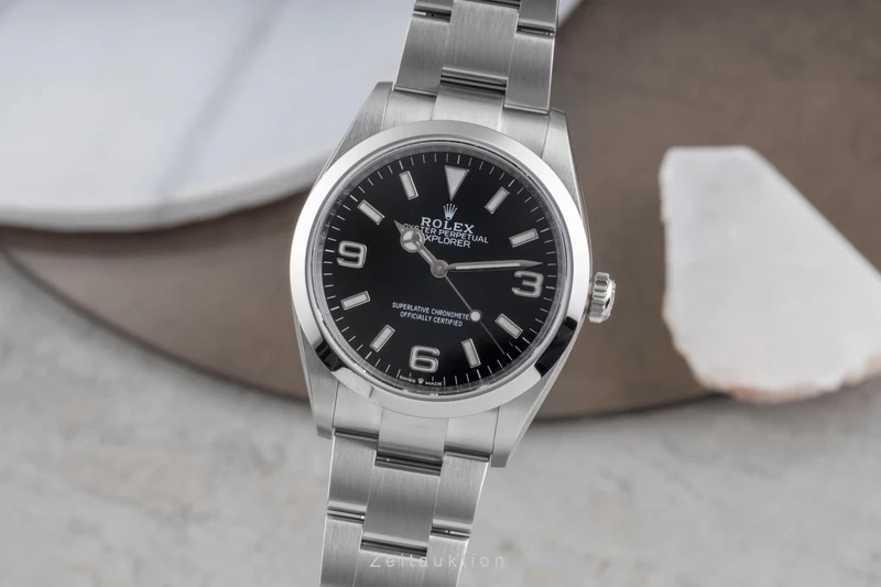 Rolex Explorer steel automatic men's watch 124270 [2505736]