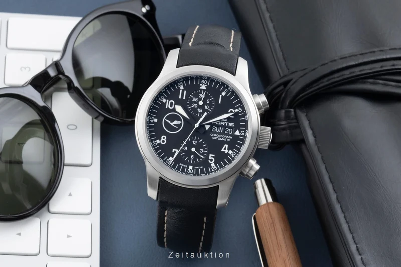 Fortis Flieger Chronograph chronograph steel automatic men's watch 635.10.141 Limited [2505857]