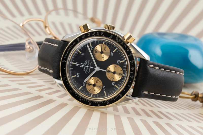 Omega Speedmaster chronograph steel / gold automatic men's watch 175.0032 [2505825]