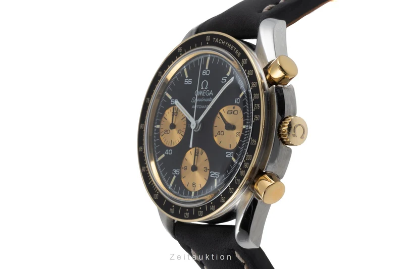 Omega Speedmaster chronograph steel / gold automatic men's watch 175.0032 [2505825]