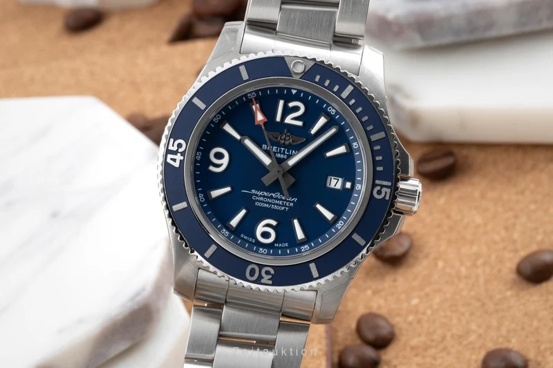 Breitling Superocean steel automatic men's watch A17367D81C1A1 LP: 4550EUR [2505831]
