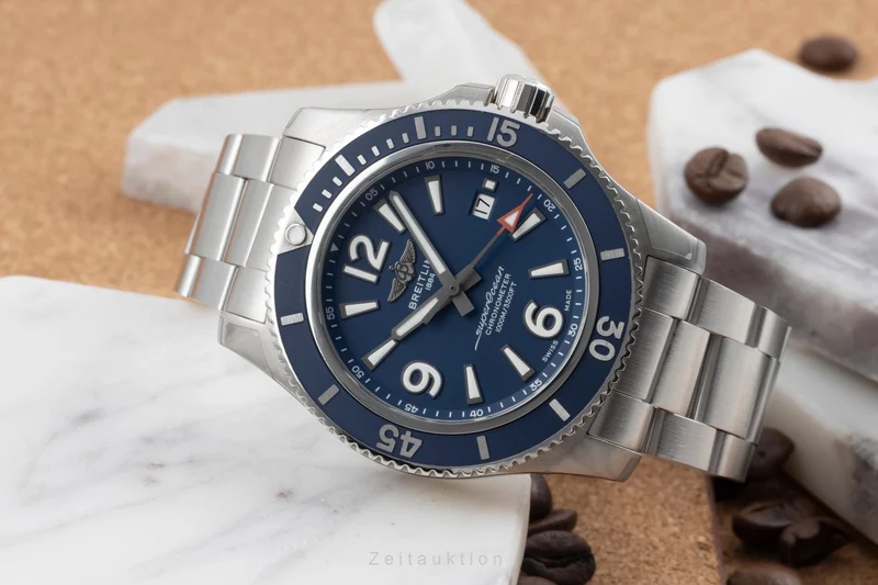Breitling Superocean steel automatic men's watch A17367D81C1A1 LP: 4550EUR [2505831]