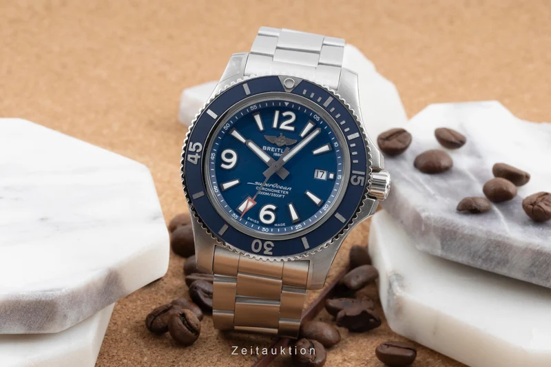 Breitling Superocean steel automatic men's watch A17367D81C1A1 LP: 4550EUR [2505831]