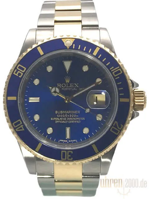 Rolex Submariner Date Edelstahl Gelbgold 16613 aus 2008
