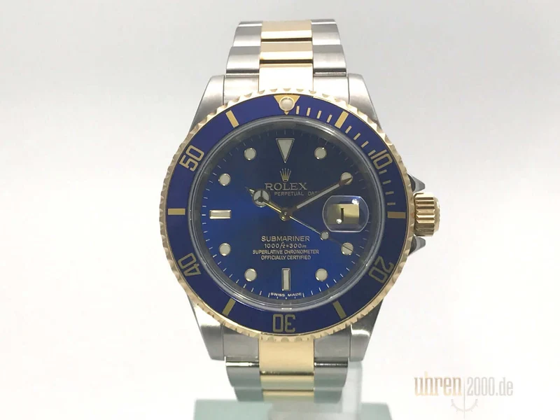 Rolex Submariner Date Edelstahl Gelbgold 16613 aus 2008