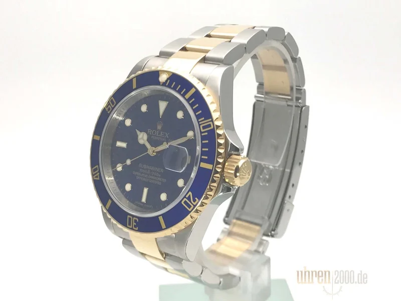 Rolex Submariner Date Edelstahl Gelbgold 16613 aus 2008