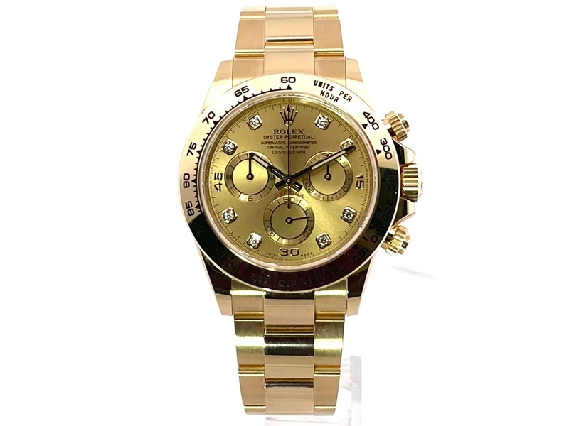 Rolex Cosmograph Daytona Gelbgold 116508 Champagner DIA