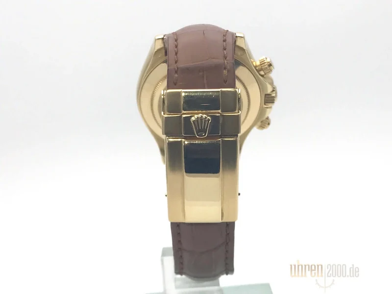 Rolex Cosmograph Daytona 116518 Gelbgold Leder aus 2006