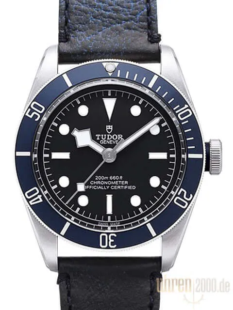 Tudor Heritage Black Bay 79230B-0002 Lederband