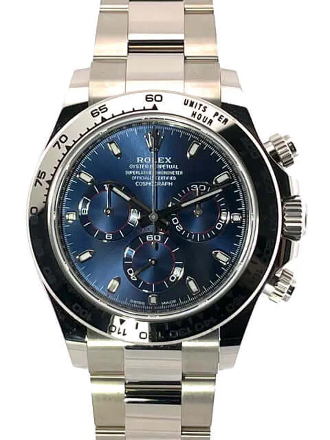 Rolex Cosmograph Daytona 116509 Weißgold Blau