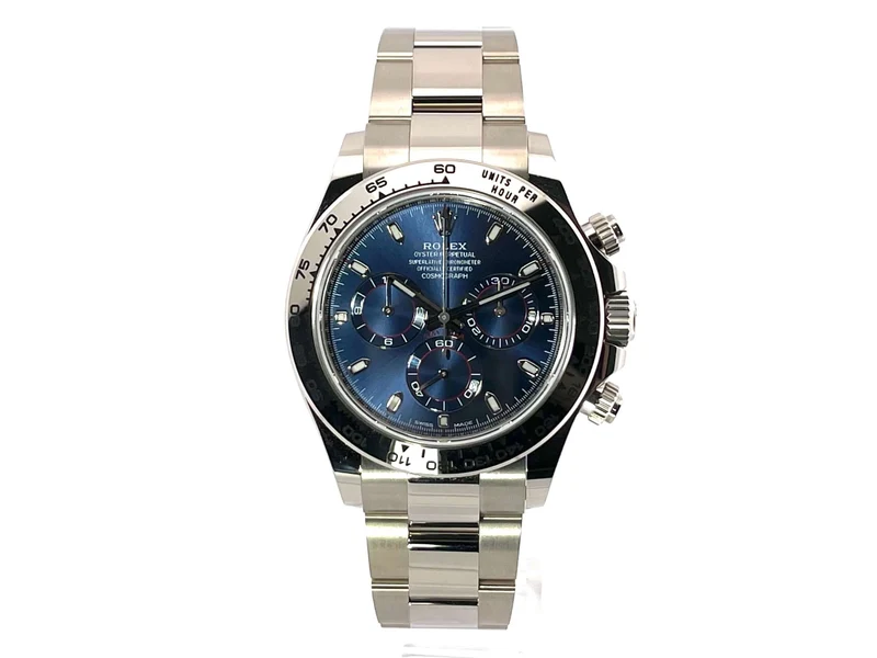 Rolex Cosmograph Daytona 116509 Weißgold Blau
