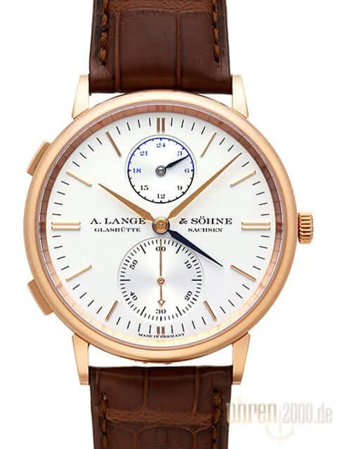 A. Lange & Söhne Saxonia Dual Time 386.032 Rotgold