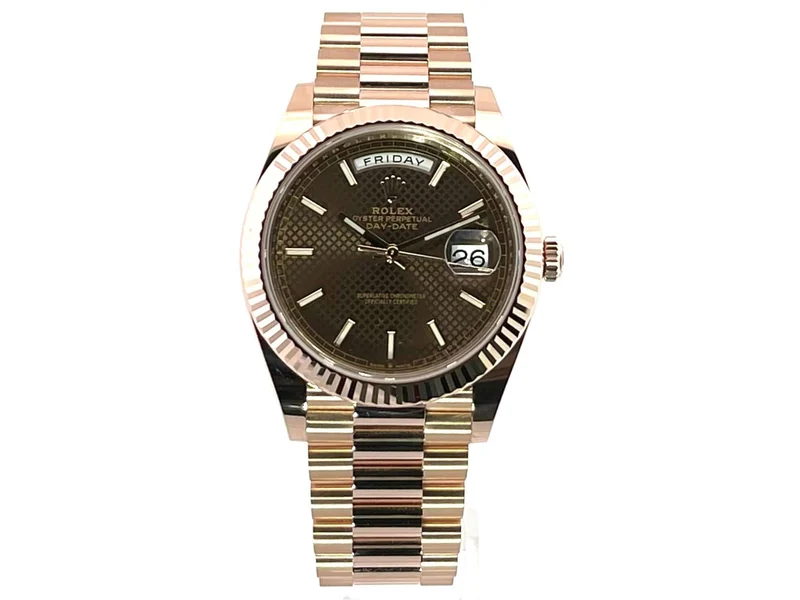 Rolex Day-Date 40 Everose-Gold 228235 Choco Index