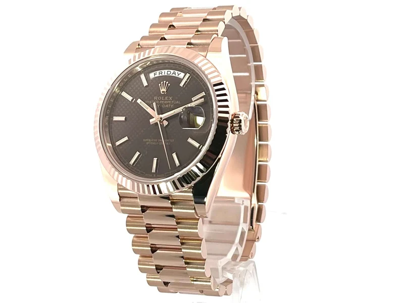 Rolex Day-Date 40 Everose-Gold 228235 Choco Index