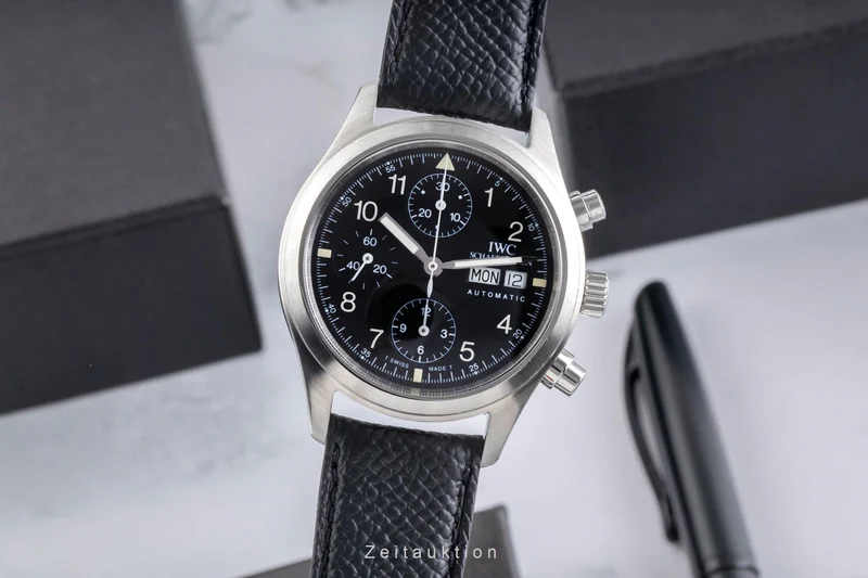 IWC Fliegerchronograph chronograph steel automatic men's watch IW370603 [2505700]